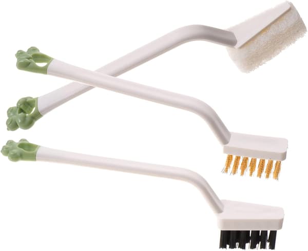 3-pack Vit Gasspis Rengöringsborste Köksborste Skrubbborste