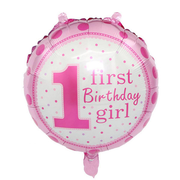 Prinsessfestdekorationer, Återanvändbara Folieballonger med Elegant Pärlemor Ljusrosa för Baby Shower
