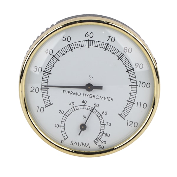 Metallurisk urtavla inomhus termometer hygrometer hygro termometer basturum tillbehör