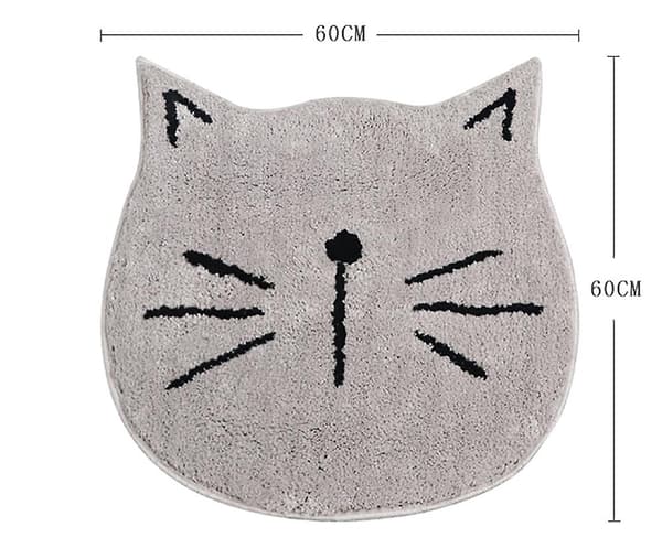 Absorberende skridsikker bademåtte til hjemmet (60*60cm)