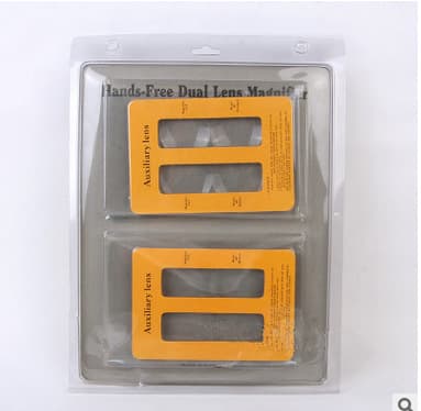 Förstoringsglas Pannband Linser Svart