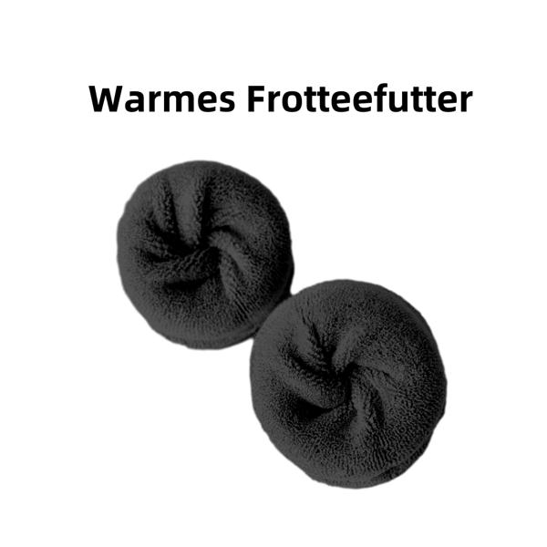 Overkneestrømper, lårstrømper, leggvarmere black