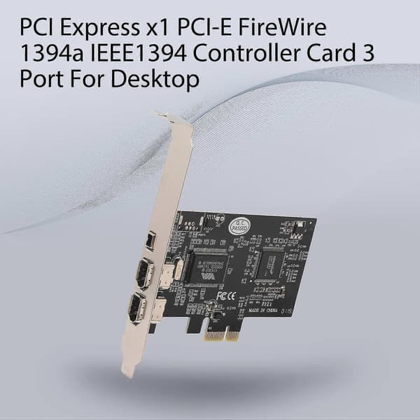 PCI X1 PCI-e 1394a IEEE1394 3 Port til Desktop