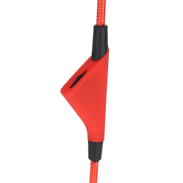 Erstatningslydkabel med volumkontroll på kabel og uten mute-kontroll for Astro A10 A40TR Gaming Headset (Volumkontroll Rød)