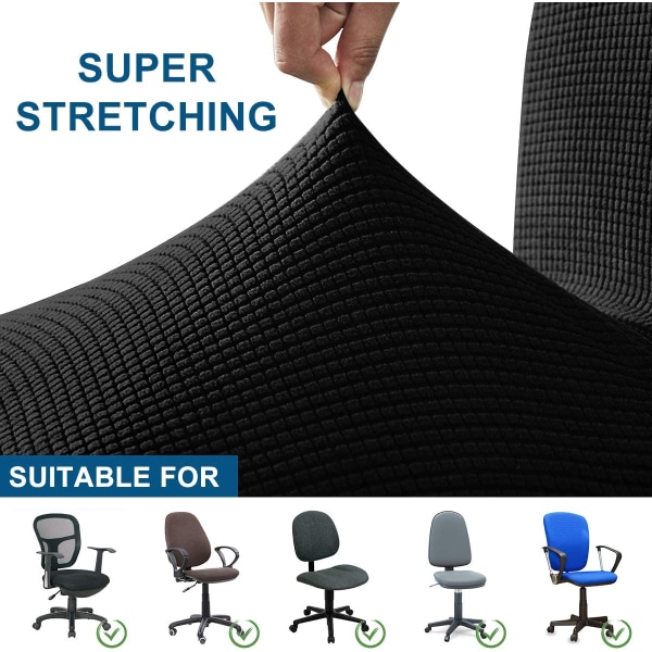 Datorkontorsstolsöverdrag Universal Stretchable Polyester
