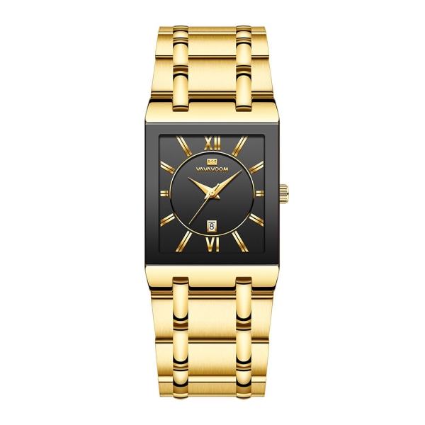 Men's Watches Square Wristwatches Stainless Steel Gold Watch Diamond Wristwatch Wristwatch Decorative Watches