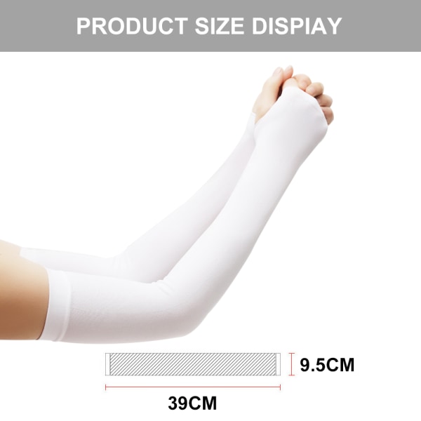 Sun Long Sleeves UV Protection Cooling Arm Sleeves-Thumb Hole