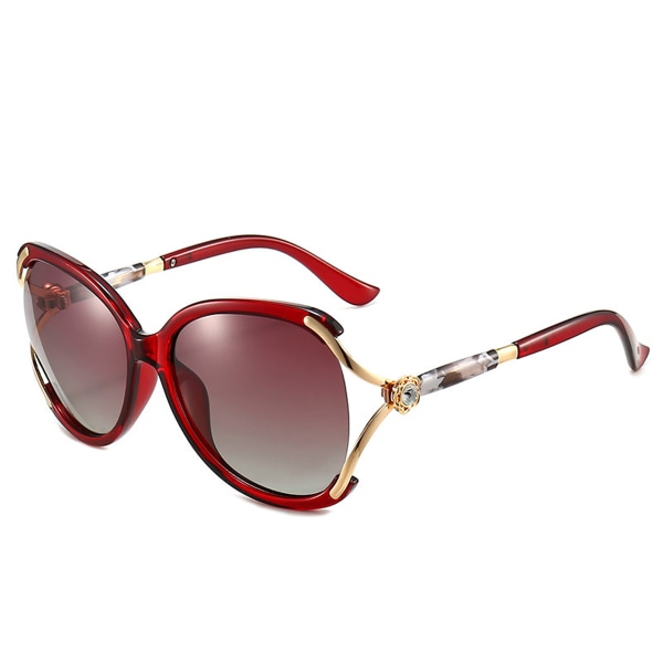 European and American large-frame elegant trendy sunglasses,