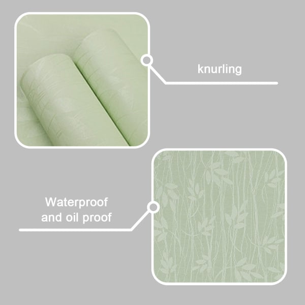 Tapet med preget lim, avtagbar, peel and paste