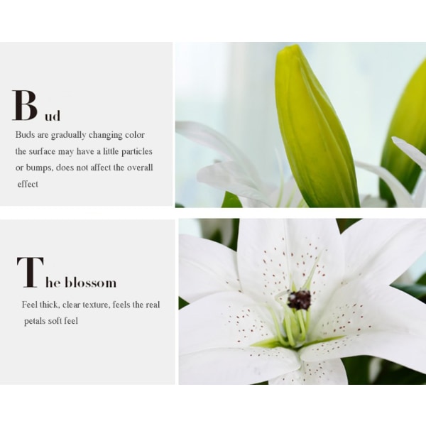 Kunstig Peony Silkeblomst Blad Hjem Bryllup Fest