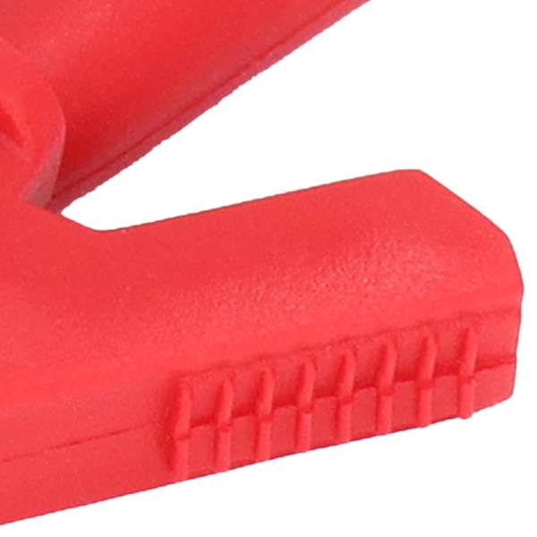10 stk. Testlednings-Krokodilleklemmer Messing PVC Isoleret Sikkerhedsmultimeterklemmer til 4 mm Bananstik Rød