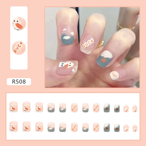 Joefnel Press on Nails  Europeiska falska naglar Press on Nails UV