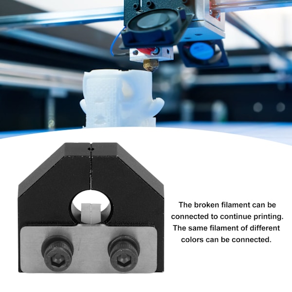 Filament Sveisekontakt Sensor 1.75mm Aluminium Legering Tilbehør til 3D-Skriver Svart