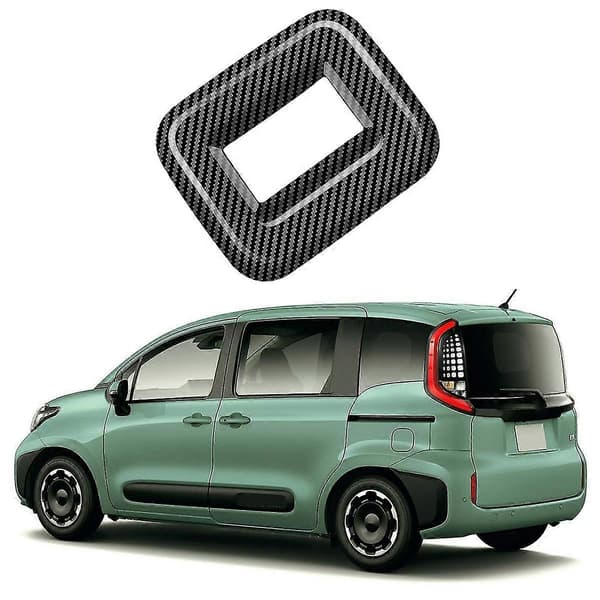 För Sienta 2022 2023 Bil Bakre Usb Utrustning Laddningsport Skyddskåpa Ram Panel Trim Kolfiber