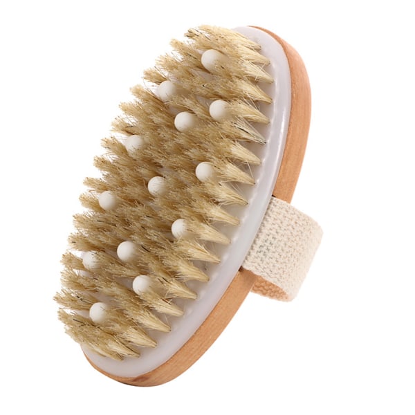 Dry Body Brush Beautifying Skin - Solid wood and Boar Hair