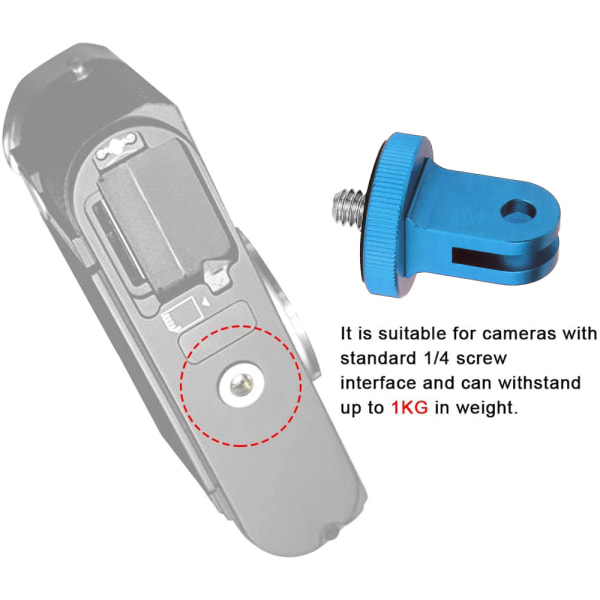 Kamerafesteadapter for  Økosystem  Konverteringsadapter for GoPr