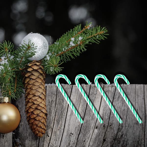 24 stk. julesukkerrørsornamenter