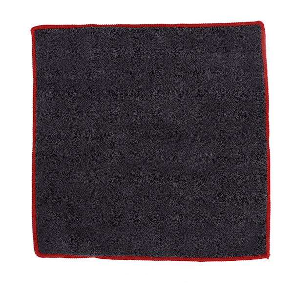 4 st dubbelsidiga mikrofiberdukar Mikrofiber torkdukar för bil kök badrum röd