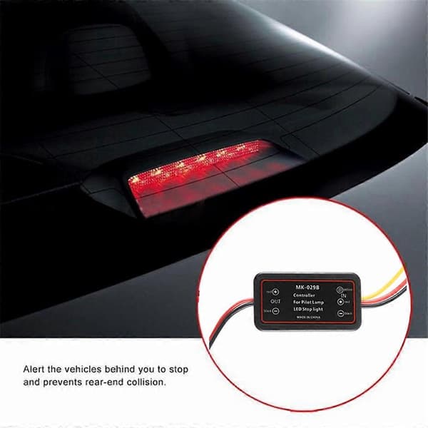 Blinkmodul Flash Strobe Controller 12V-30V LED-blinkande bakljus/bromsljus tillbehör MK029A