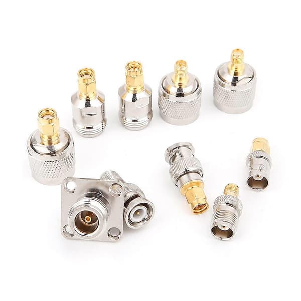 20 st N-typ BNC TNC SMA RF-kontaktadapterkit testomvandlare