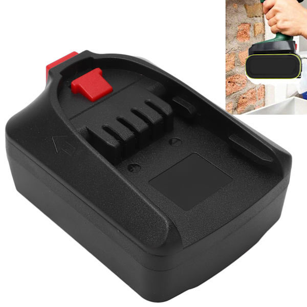 Litiumbatteriadapter for å konvertere fra WORX 20V Padfoot Green 5-pin til Bosch 18V PBA Power Tool-tilbehør