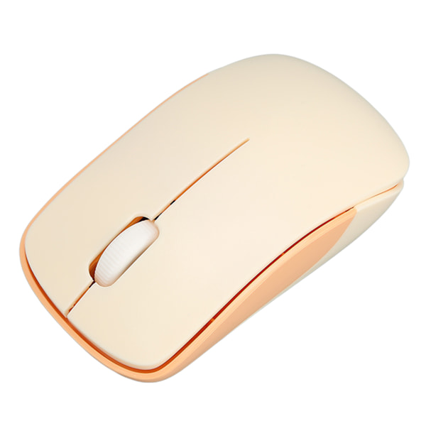 USB-tangentbord Mus 2.4G Trådlös 68 Tangenter Låg Förbrukning Retro Söt ABS Gaming Tangentbord Mus för PC Tawny Blandad Färg