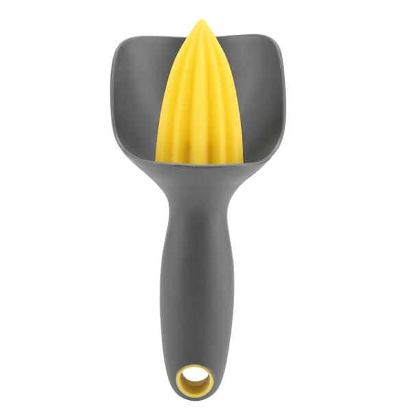 Ergonomisk Manuell Mini Sitronpresse Saftpresser for Lime Appelsin (Svart)