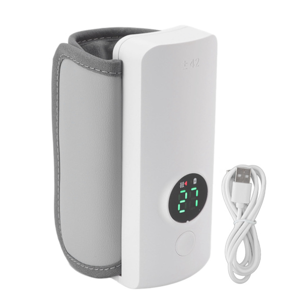 Melkeflaske Termisk Bag ABS PU 3000mah X 2P 7.4V 2A 18W Isolerende USB Lading Bærbar Baby Ammeverktøy for Morsmelk