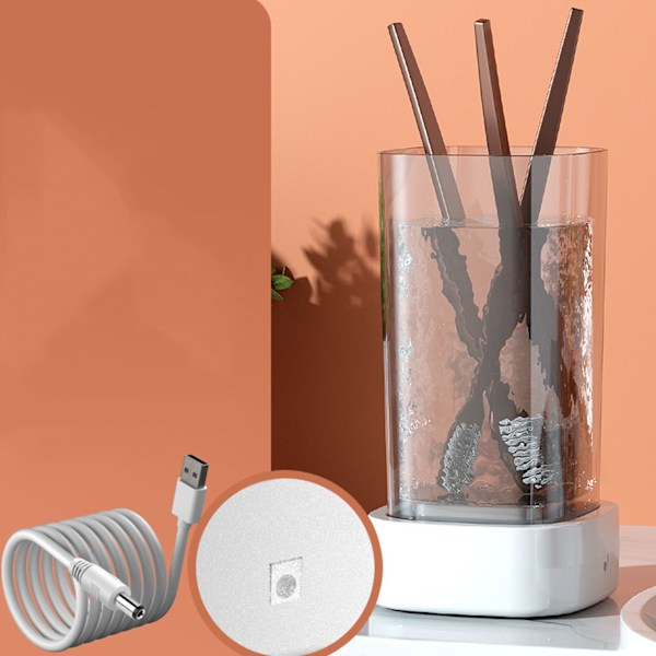 Återanvändbar Förpackning Kristallglas, Alkoholfri Mixer-Vänlig Tumbler Med Tung Botten, Tyst Multifunktionell Rengörare