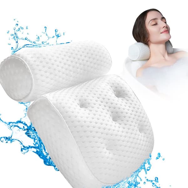 4D Badekarpute Universal Dusjpute 37x32cm med 7 kraftige