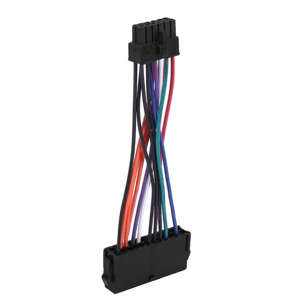 1 stk 24 Pin Til 12 Pin PSU Hovedstrømforsyning ATX Adapterkabel For