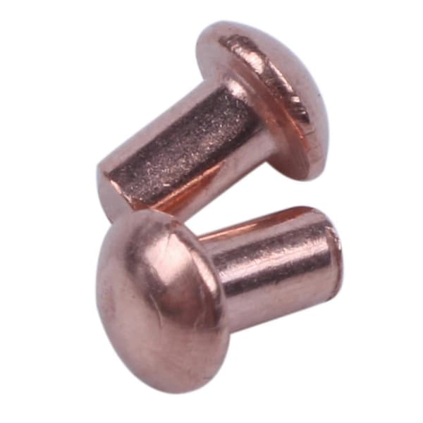 200 stk. 5/64 X 1/8 tommer Kobber Solid Nagler med Rundt Hode Festemidler