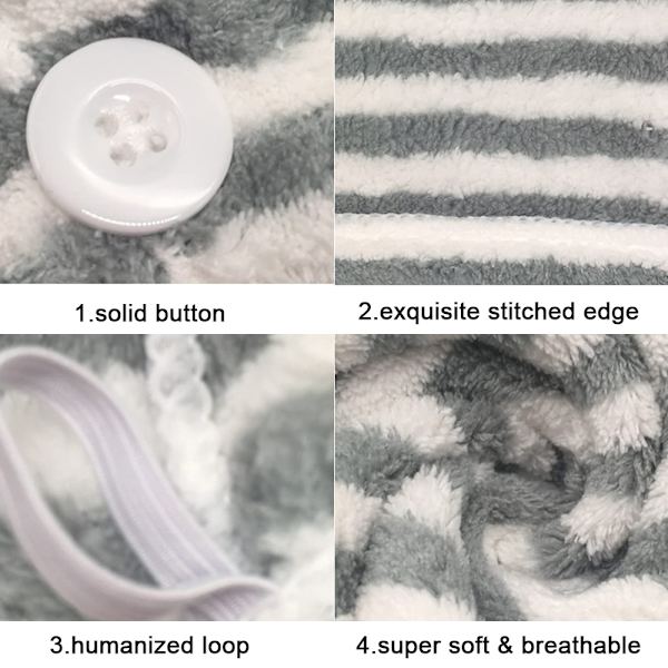 3-pack mikrofiberhårhandduk för kvinnor, absorberande hårhandduk
