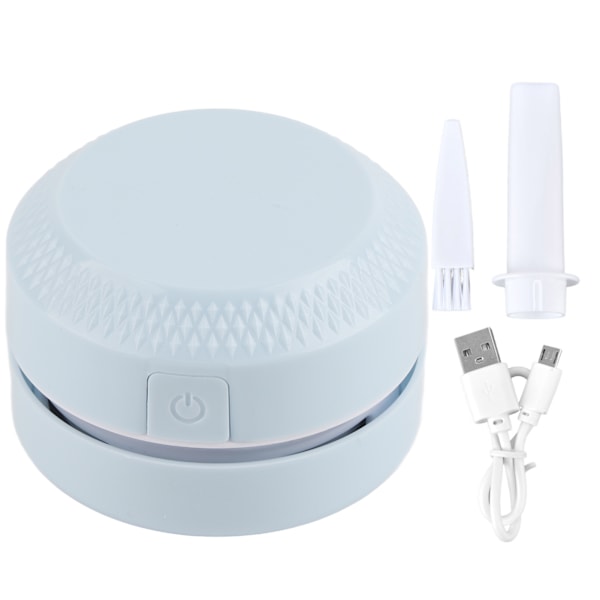 Työpölynpoistopöytä pölynpoistaja USB-lataus Kannettava Mini pölynkerääjä toimistoon kotiin Sininen