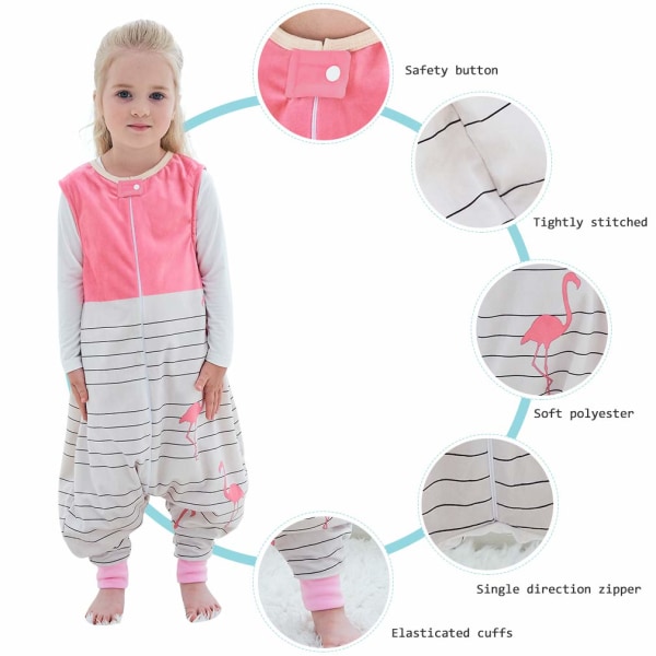 Baby Sleeping Bag With Feet, Girl And Boy Sleepsuit Four