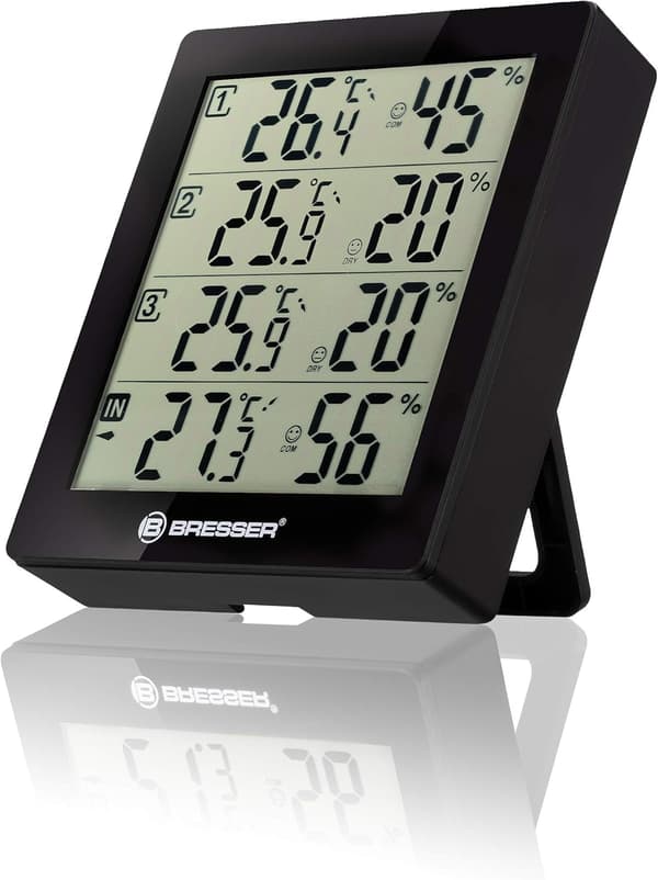 radiostation med ekstern termo-hygrometer sensor inkl.
