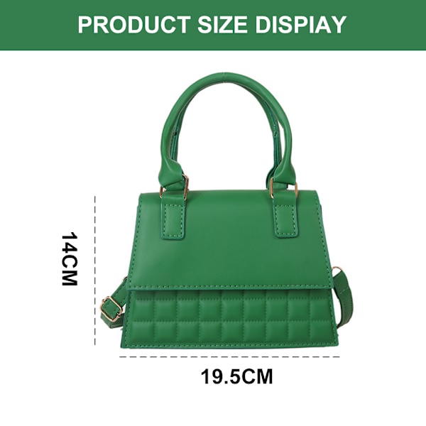 Ny enkel casual axelväska mode PU messenger väska enkel liten väska kvinnor