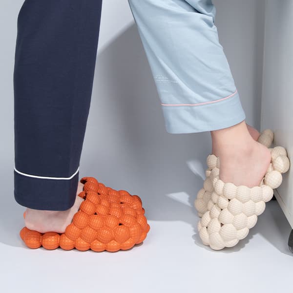 Dame Massageslippers, Sjove Lychee Bubble Unisex Superbløde Sa