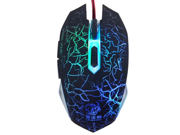 Luminous Gaming Mus Svart