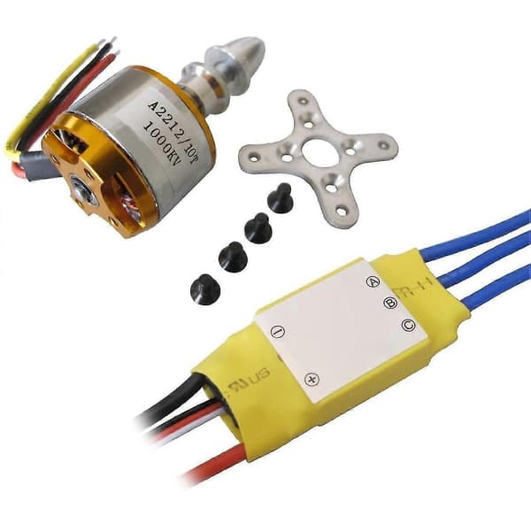 A2212 2200kv Børsteløs Outrunner Motor Med 30a Børsteløs Esc Motor Hastighetskontroller Fordrone Rc Qu