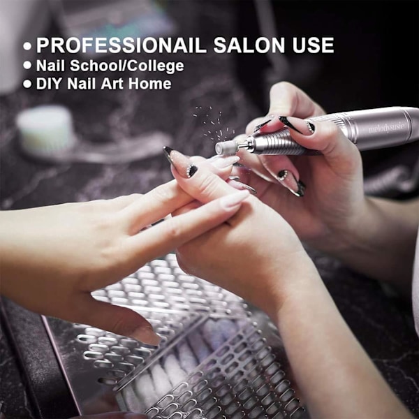 100 st professionella slipband för nagelvård 180 grit fil slipbit set för nagelborrmaskiner