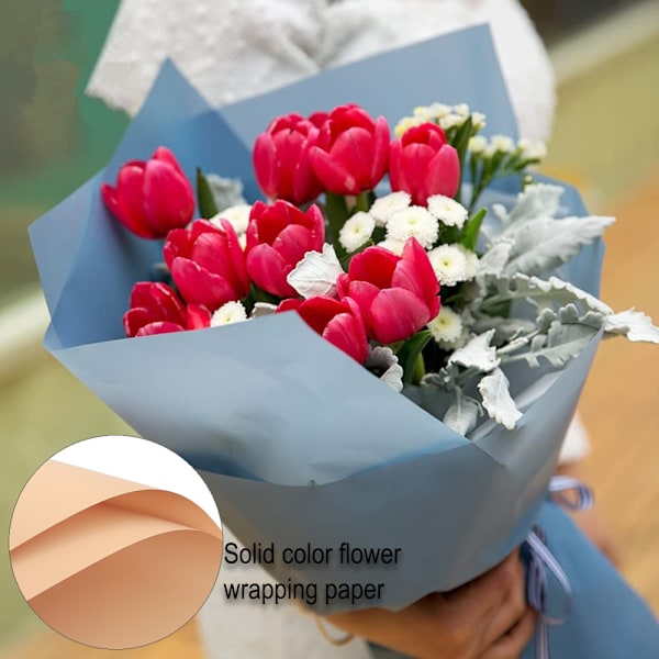 Blomsterinnpakningspapir Blomsterbukett Gaveinnpakning Forbruksvarer Mon