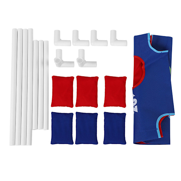 Portabelt Bean Bag Toss Cornhole Spelbräde Set med 1 Bräda och 6 Beanbags