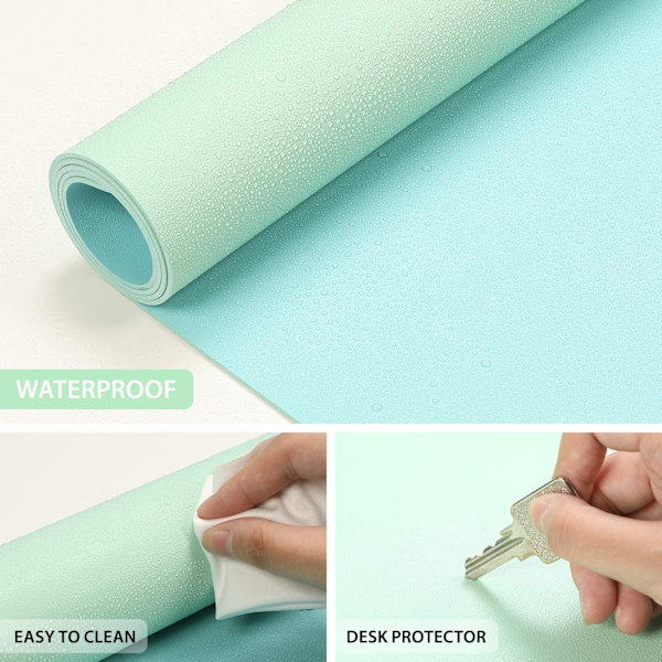 1 stk plastmusmatte, stabil posisjonering, grønn, 23,6x13,8 cm