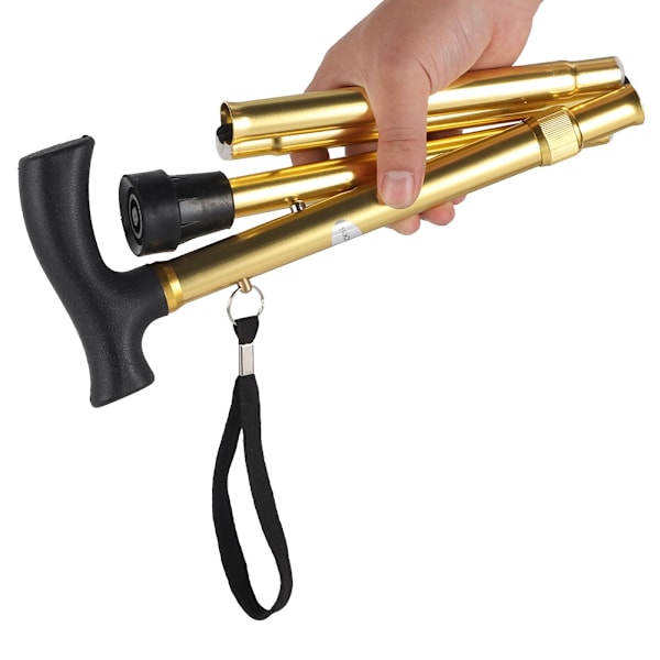 Foldbar Vandrestav Justerbar Vandring Vandrestokke Aluminium Teleskopisk Stok