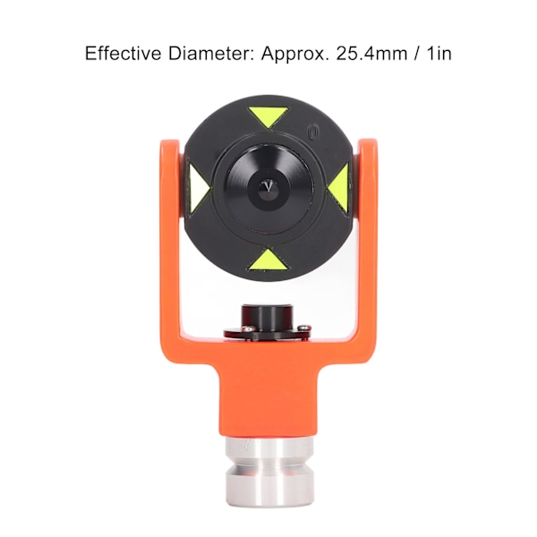Mini Prismasystem Kit Reflektor Tjock Kopparbelagd för Totalstation med S-krokfäste för Teknisk Undersökning