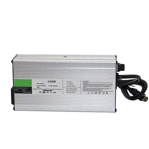 El-cykeloplader 54,6 V 4 A passer til 48 V litiumbatteri, el-cykel