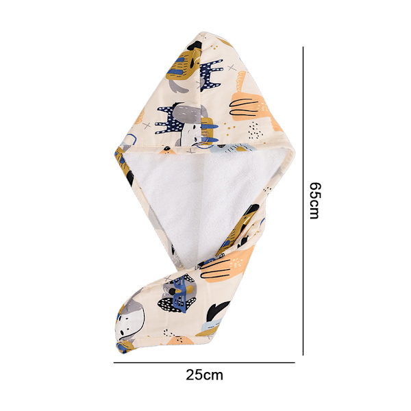 Hårhandduk Wrap Snabbtorkande, Hår Turban Lätt