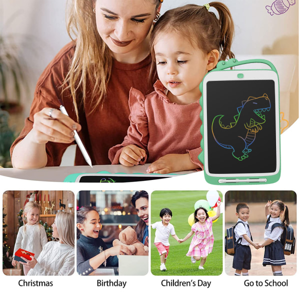 LCD Skrivetavle Legetøj til Børn Lyse Farverige LCD Tegneplader
