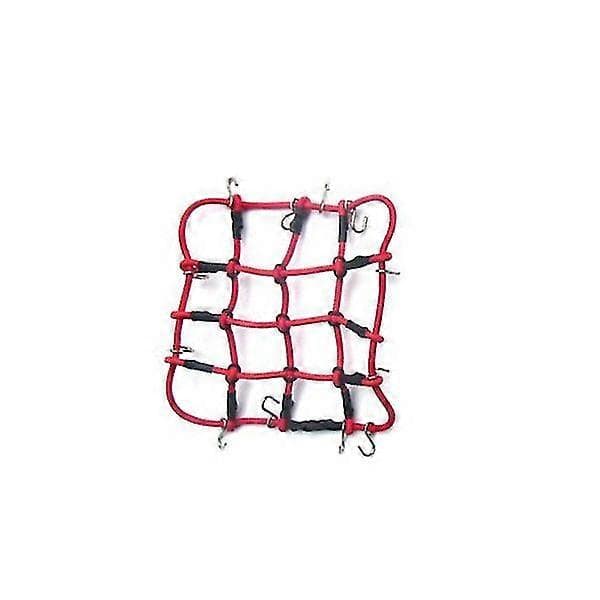 RC Bil Deler Tilbehør Elastisk Bagasjenett For 1/12 Mn D90 D99 Mn99s, rød